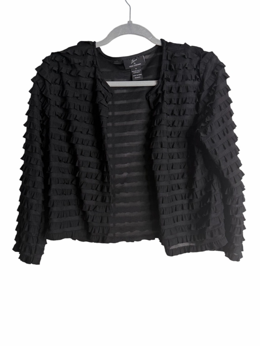 Lennie for Nina Leonard — Chic, Timeless, Effortlessly Elegant Ruffle Jacket